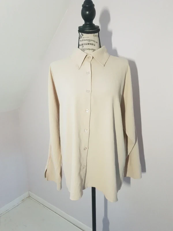 Chemise fluide crème oversize – Taille 42 / 44 - tres bon état